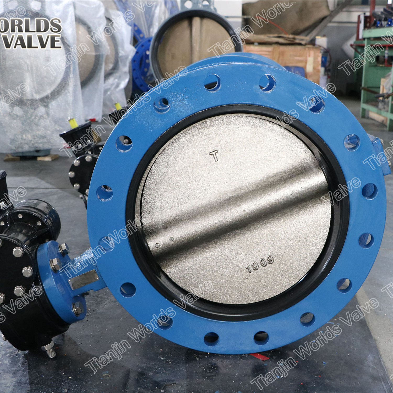 ASME B16.5 CLASS150 DOUBLE FLANGE BUTTERFLY VALVE from China ...