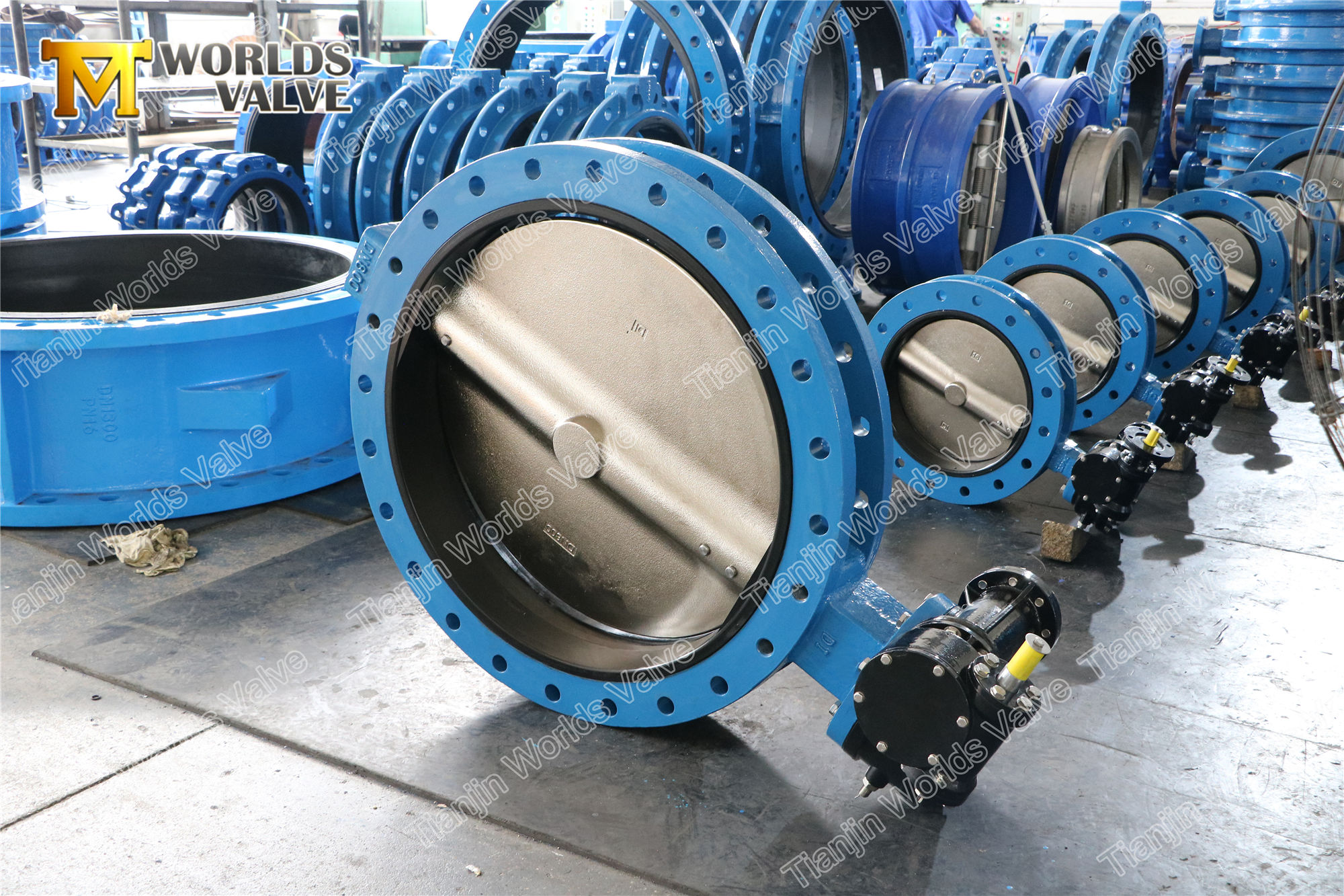 Double Flanged U Type Butterfly Valves API609 Class150 150lb from China ...