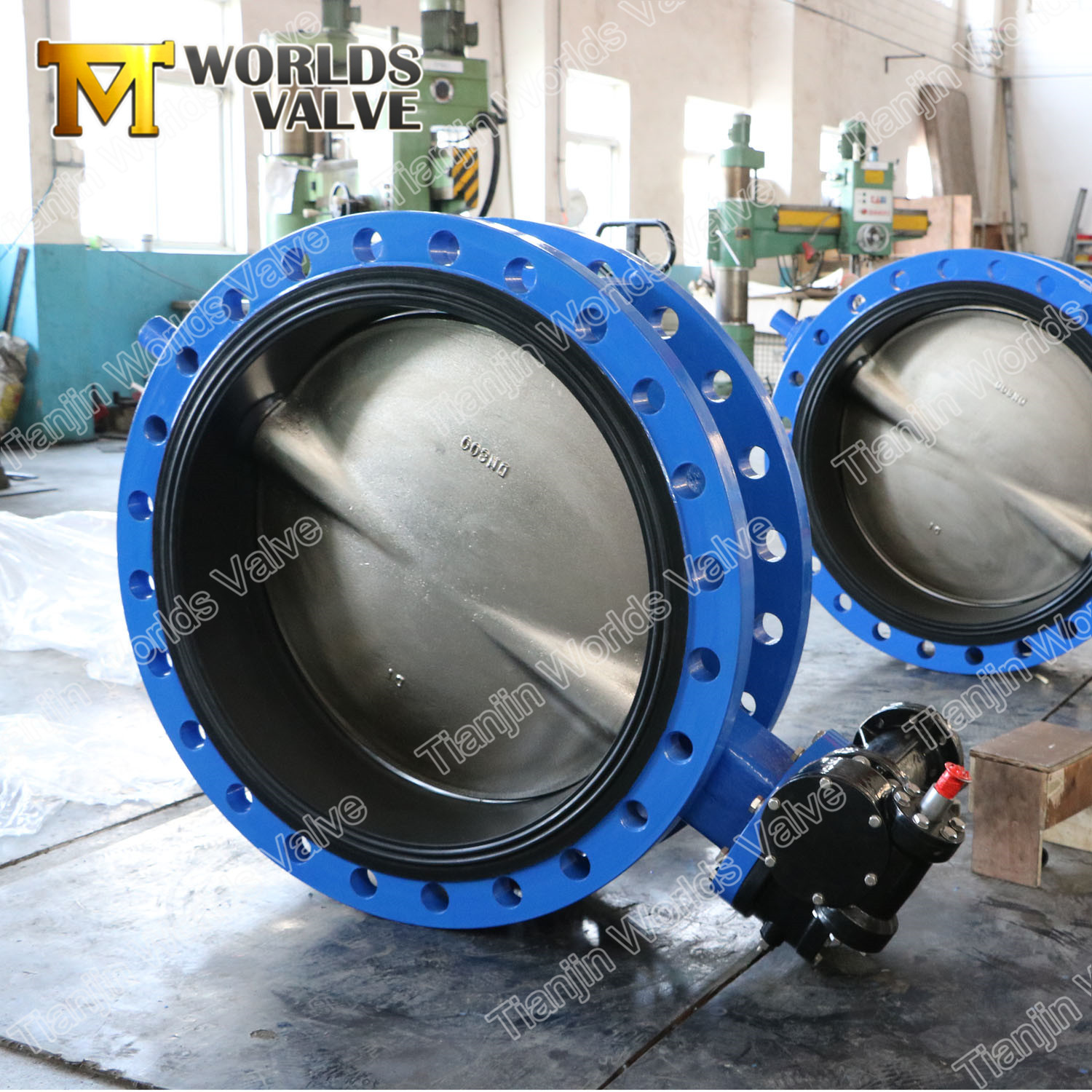 Double Flange Butterfly Valves for Drinking Potable Water from China ...