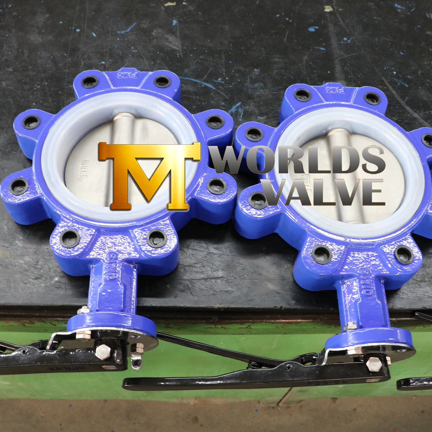 FC20 FCD40 JIS 5k 10k Butterfly Valve with Threaded Hole from China ...