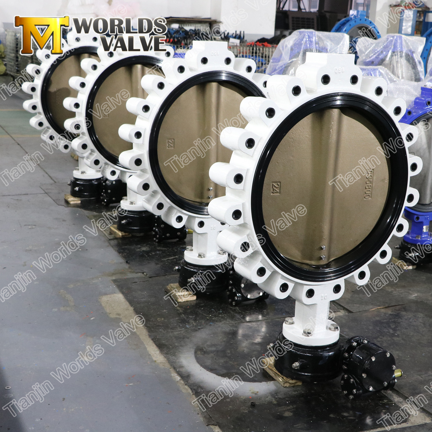 FC20 FCD40 JIS 5k 10k Butterfly Valve with Threaded Hole from China ...